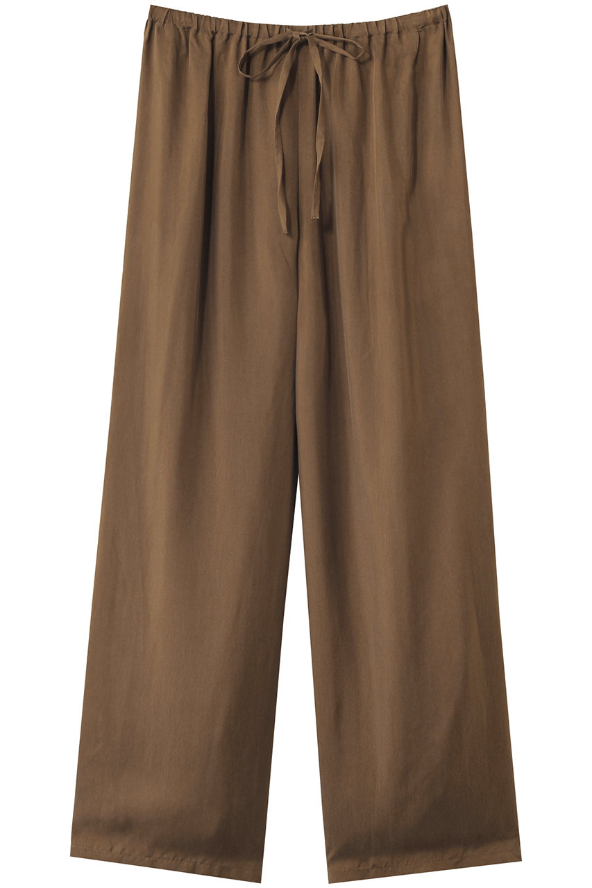 プルミエ アロンディスモン/1er Arrondissementのキュプラフィブリルイージーパンツ(ブラウン/B1053AFP019)