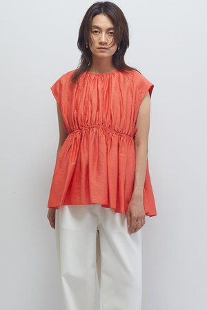 プルミエ アロンディスモン/1er Arrondissementのギャザーネックブラウス(110400/110402)