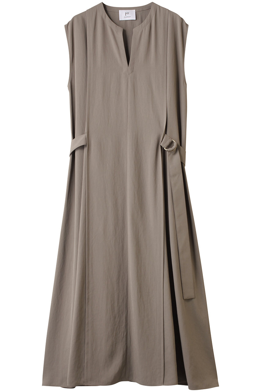 1er Arrondissement トリアセAラインワンピース (モカ, 38) プルミエ アロンディスモン ELLE SHOP 1er Arrondissement トリアセAラインワンピース (モカ, 38) プルミエ アロンディスモン ELLE SHOP