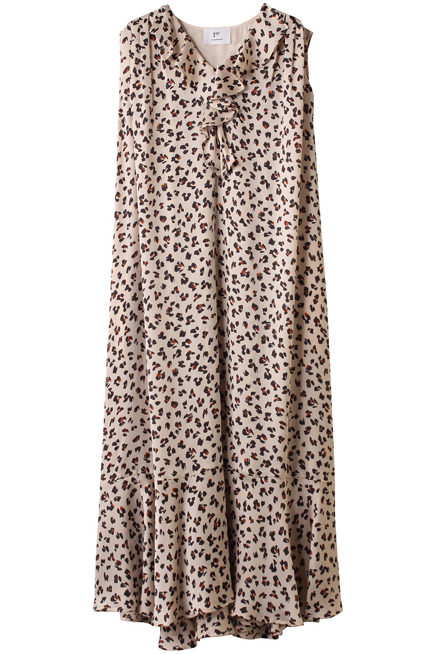 レオパードプリントワンピース