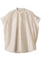 バンドカラーシアーブラウス プルミエ アロンディスモン/1er Arrondissement オフホワイト