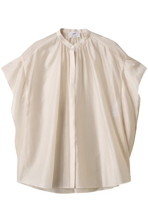 プルミエ アロンディスモン/1er Arrondissementのバンドカラーシアーブラウス(110400/110402)