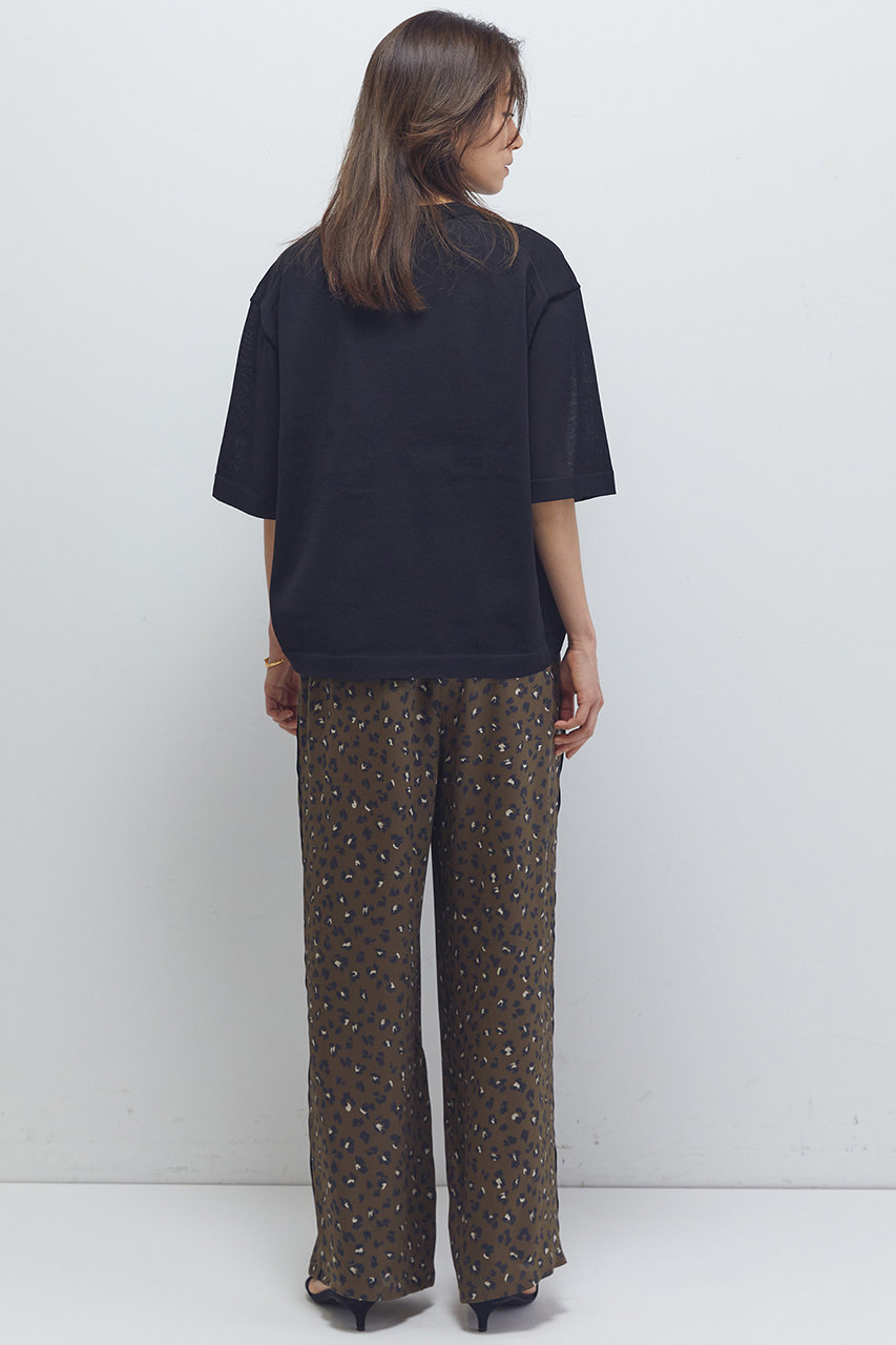 ⭕専用⭕プルミエアロンディスモン　レオパード柄パンツ　カーキブラウン　38 TWギャバツータックパンツ】｜1er Arrondissement（プルミエ アロン