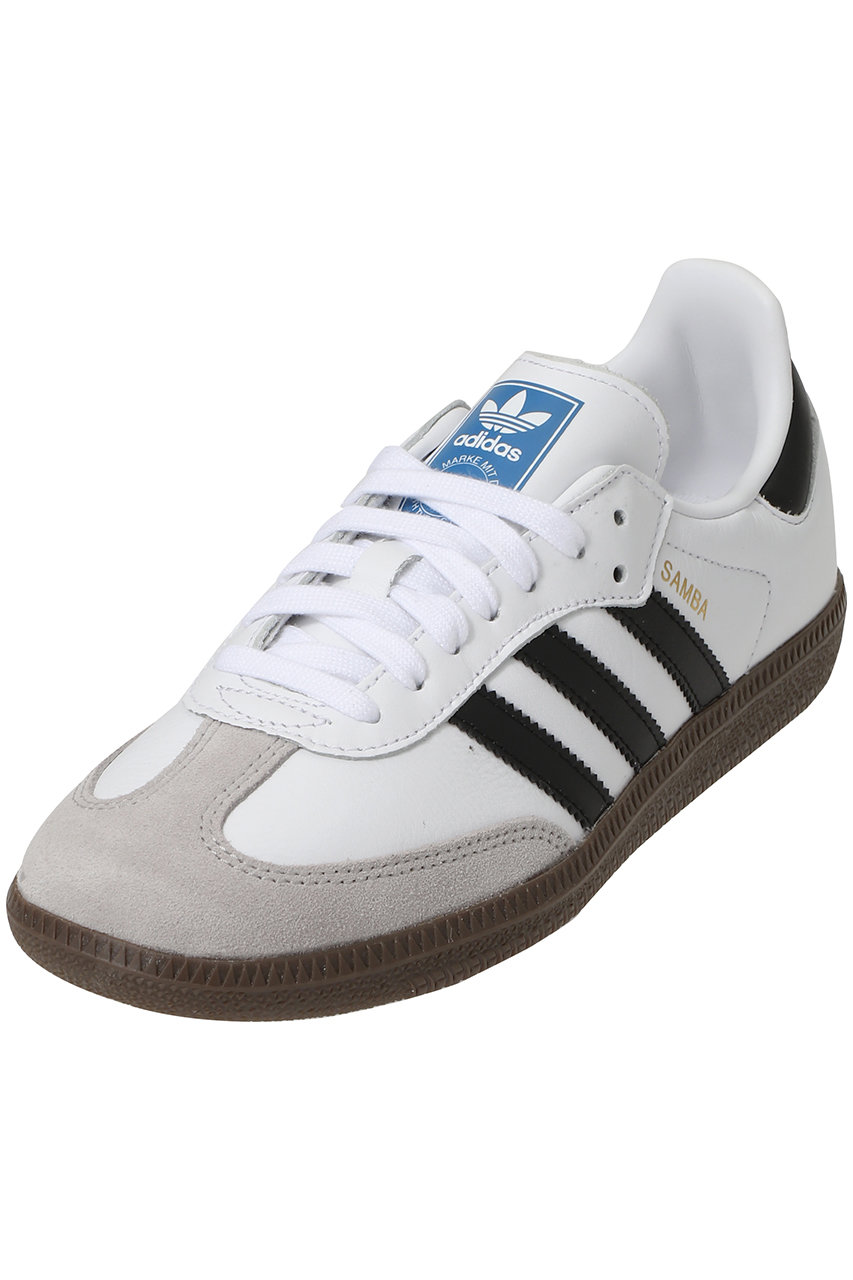 1er Arrondissement 【adidas】SAMBAスニーカー (ホワイト, 24) プルミエ アロンディスモン ELLE SHOP 1er Arrondissement 【adidas】SAMBAスニーカー (ホワイト, 24) プルミエ アロンディスモン ELLE SHOP
