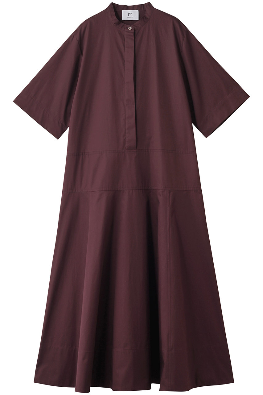 1er Arrondissement タイプライターワンピース (ボルドー, 36) プルミエ アロンディスモン ELLE SHOP 1er Arrondissement タイプライターワンピース (ボルドー, 36) プルミエ アロンディスモン ELLE SHOP