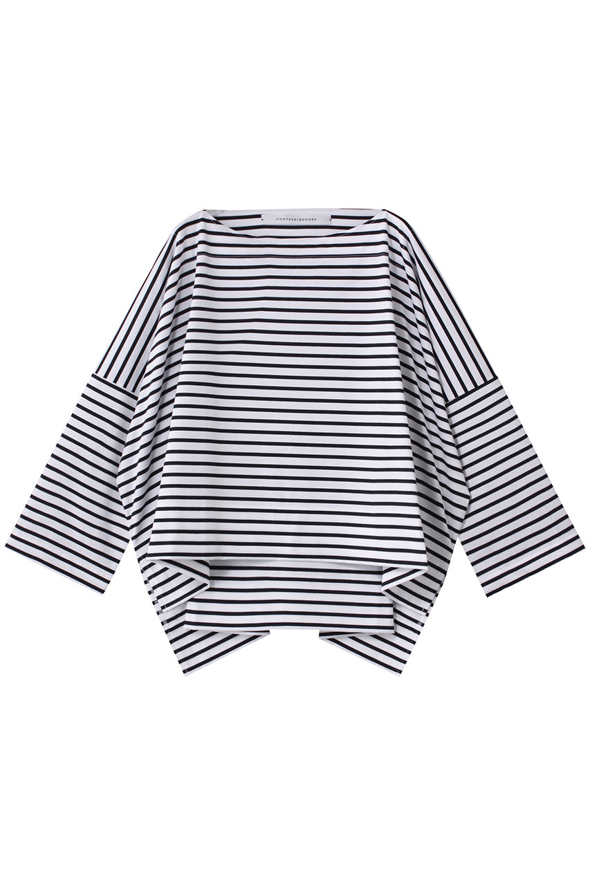 1er Arrondissement 【別注】【COGTHEBIGSMOKE】"ANNA TOP"ボーダートップス (ネイビー, 1) プルミエ アロンディスモン ELLE SHOP 1er Arrondissement 【別注】【COGTHEBIGSMOKE】"ANNA TOP"ボーダートップス (ネイビー, 1) プルミエ アロンディスモン ELLE SHOP