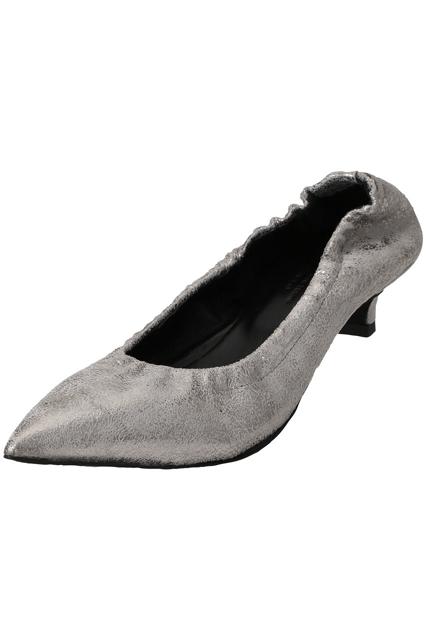 プルミエ アロンディスモン/1er Arrondissementの【CORSO ROMA 9】シャーリングパンプス(シルバー/B1053BSH387)