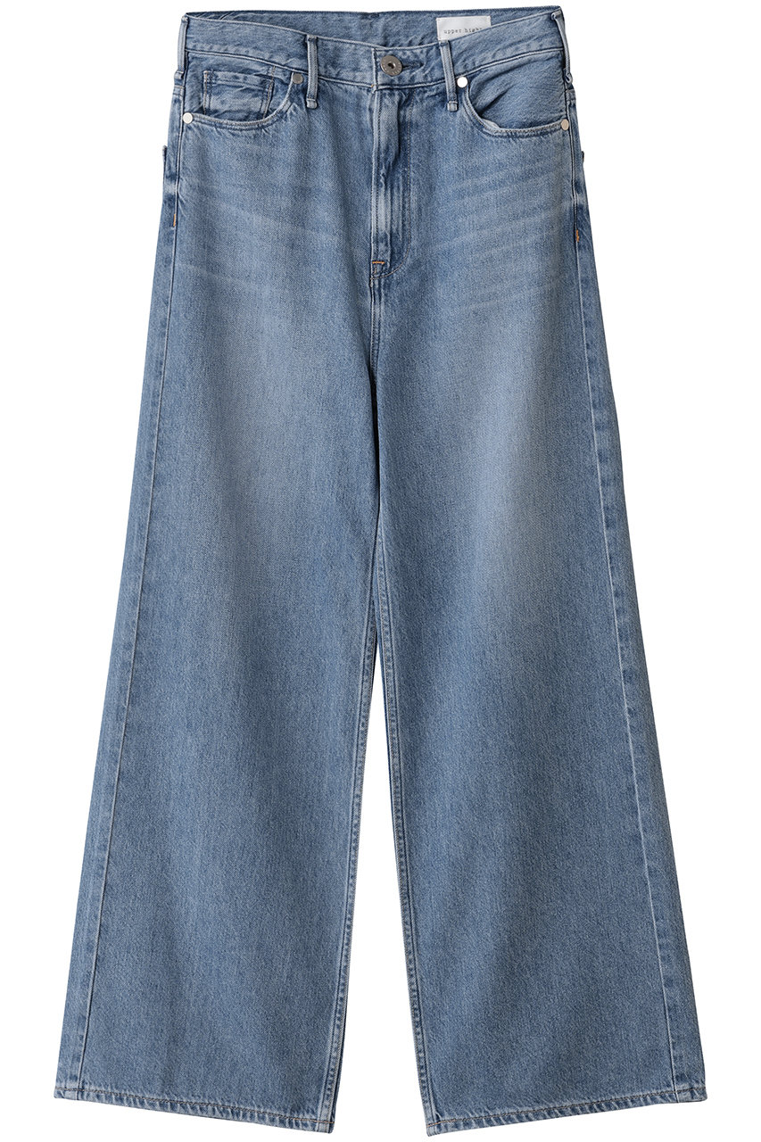 プルミエ アロンディスモン/1er Arrondissementの【upper hights】“THE LARA”デニムパンツ(ライトブルー/B1053BFP369)