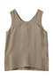 キュプラフィブリルタンクトップ プルミエ アロンディスモン/1er Arrondissement ベージュ