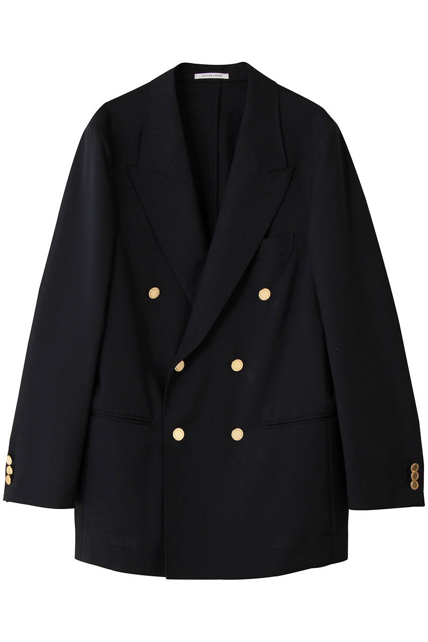 1er Arrondissement 【COUTURE D'ADAM】ジャケット (ネイビー, 38) プルミエ アロンディスモン ELLE SHOP 1er Arrondissement 【COUTURE D'ADAM】ジャケット (ネイビー, 38) プルミエ アロンディスモン ELLE SHOP