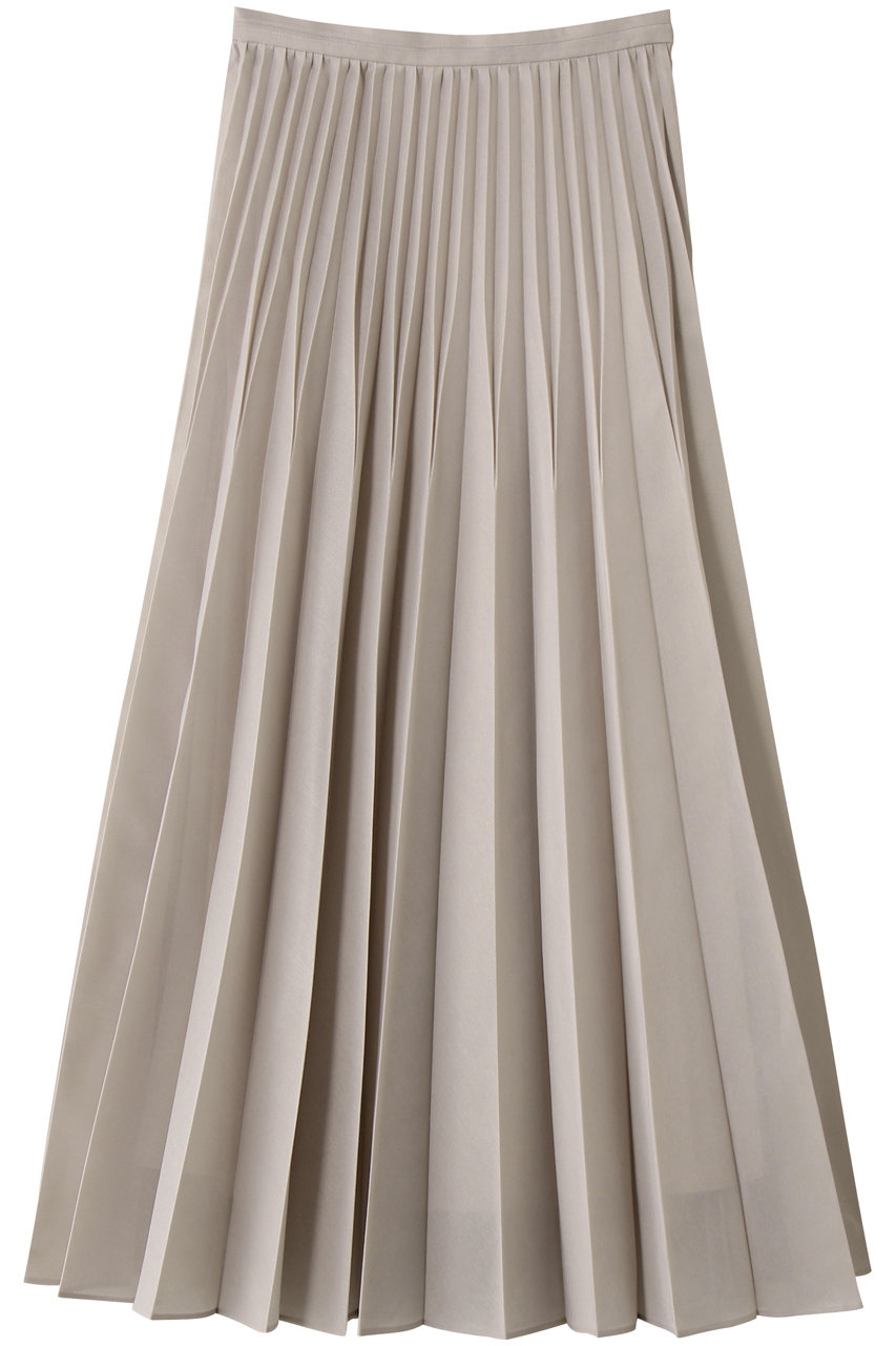 プルミエ アロンディスモン/1er Arrondissementのスパンオーガンジープリーツスカート(グレージュ/B1054AFS075)