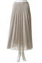 スパンオーガンジープリーツスカート プルミエ アロンディスモン/1er Arrondissement