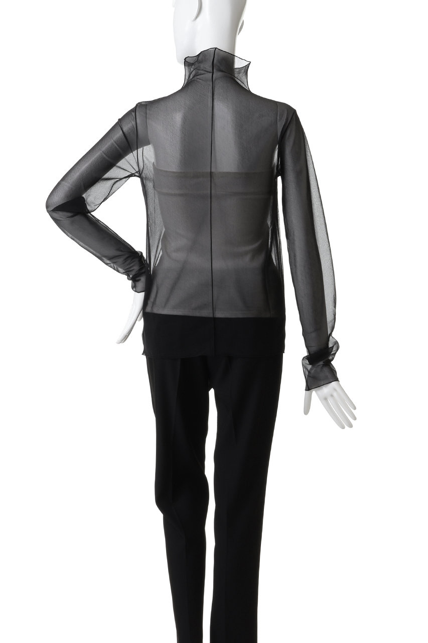 【新品タグ付き】1er arrondissement シアーハイネックカットソー 追加予約】シアーハイネックカットソー】｜1er Arrondissement