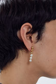 【Bijou R.I】メタリック×パールピアス（両耳）