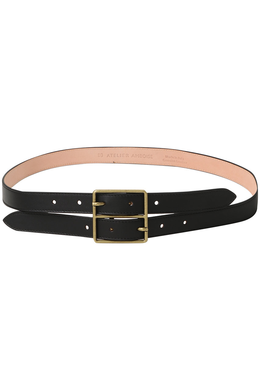 プルミエ アロンディスモン/1er Arrondissementの【ATELIER AMBOISE】レザーベルト(ブラック/B1053BBT547)