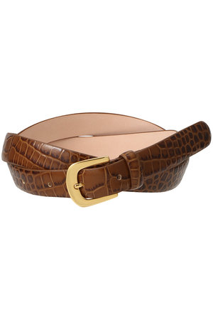 プルミエ アロンディスモン/1er Arrondissementの【ATELIER AMBOISE】型押しレザーベルト(140500/140501)