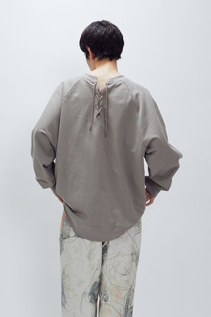 プルミエ アロンディスモン/1er Arrondissementの【SOLto】レースアップスウェット(110100/110105)