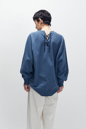 プルミエ アロンディスモン/1er Arrondissementの【SOLto】レースアップスウェット(110100/110105)