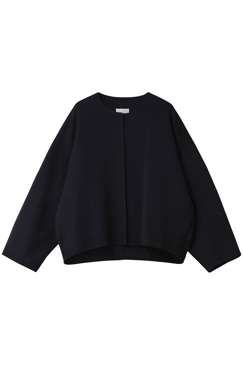 1er Arrondissement ダブルビーバーコクーンショートコート (ネイビー, 36) プルミエ アロンディスモン ELLE SHOP 1er Arrondissement ダブルビーバーコクーンショートコート (ネイビー, 36) プルミエ アロンディスモン ELLE SHOP