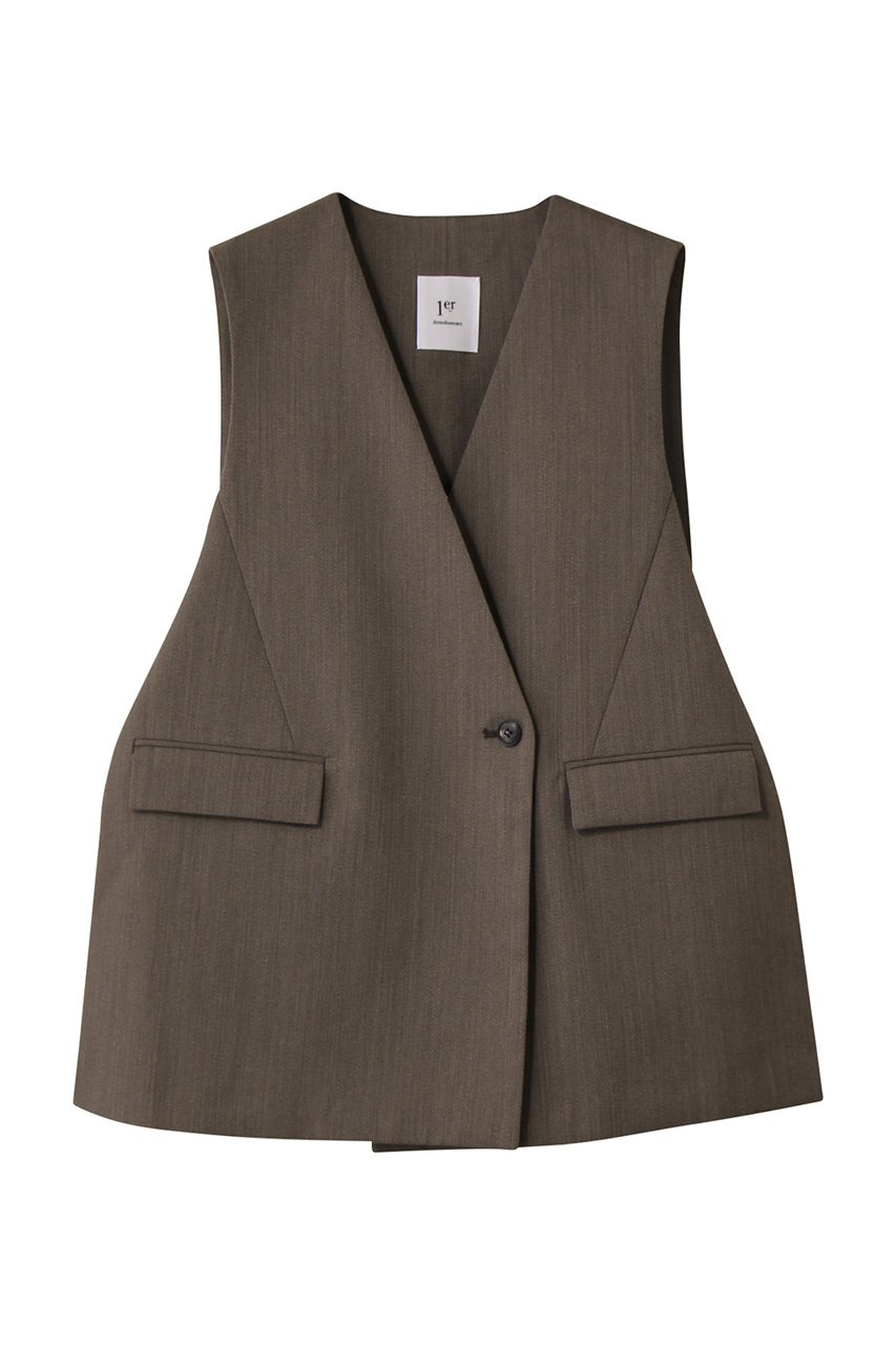 杢ツイルノーカラージレ