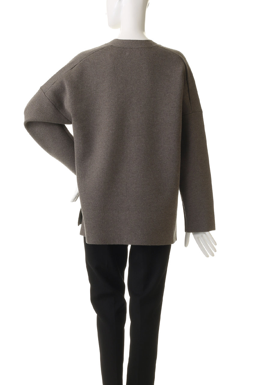 プルミエアロンディスモン ウール ニット ワンピース モカ グレー グレージュ プルミエアロンディスモン ウール ニット ワンピース モカ グレー