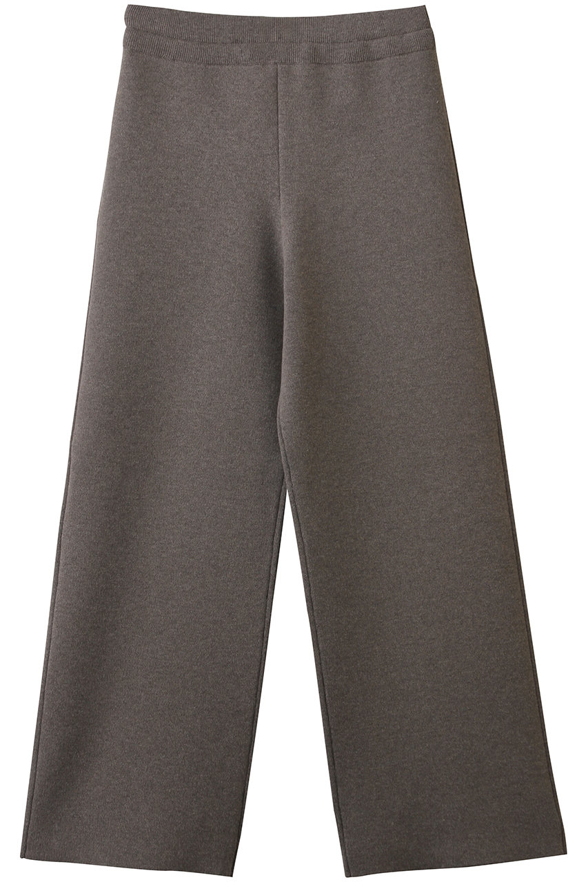 1er Arrondissement ウールコットンスムースニットパンツ (モカ, 36) プルミエ アロンディスモン ELLE SHOP 1er Arrondissement ウールコットンスムースニットパンツ (モカ, 36) プルミエ アロンディスモン ELLE SHOP