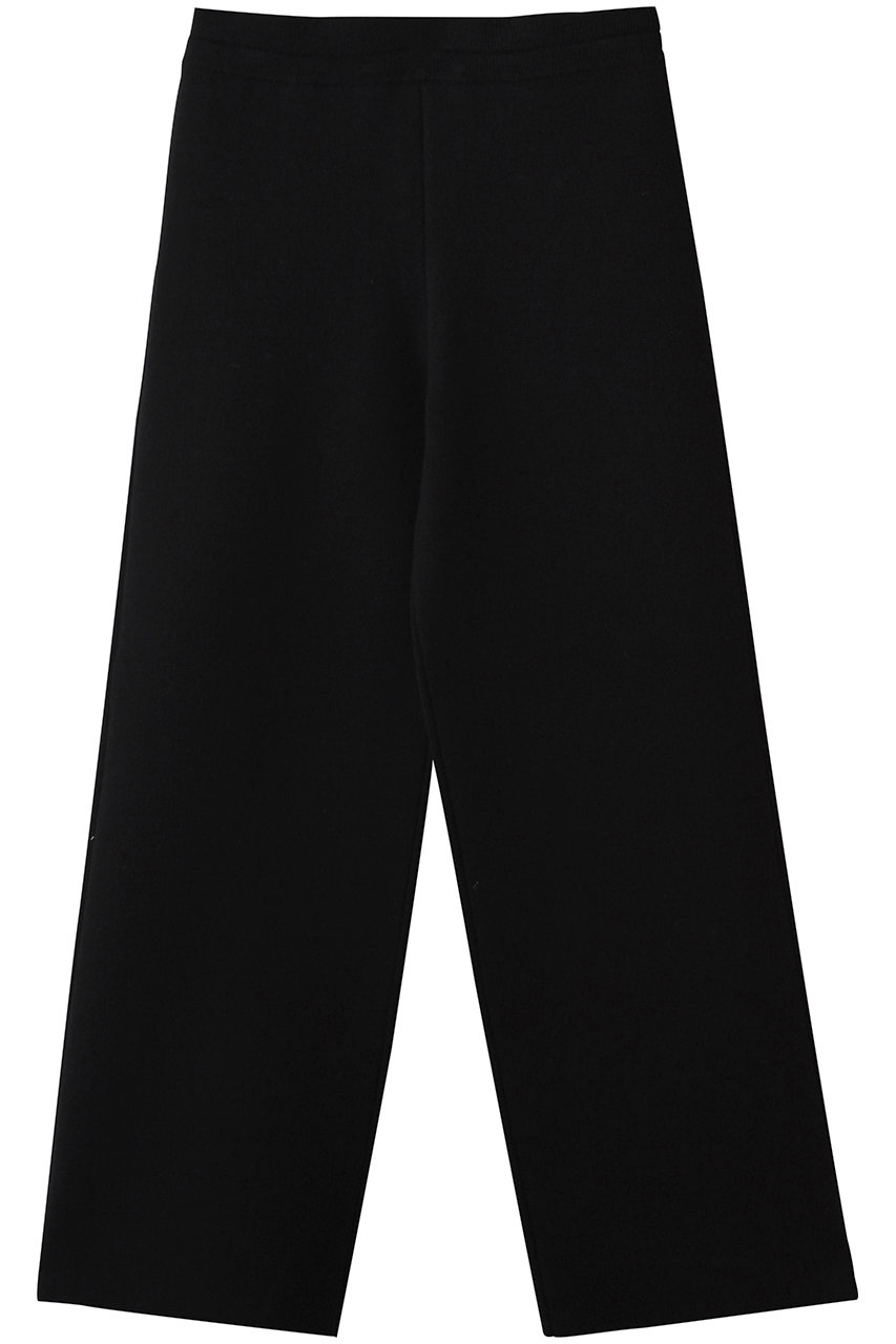 1er Arrondissement ウールコットンスムースニットパンツ (ブラック, 36) プルミエ アロンディスモン ELLE SHOP 1er Arrondissement ウールコットンスムースニットパンツ (ブラック, 36) プルミエ アロンディスモン ELLE SHOP