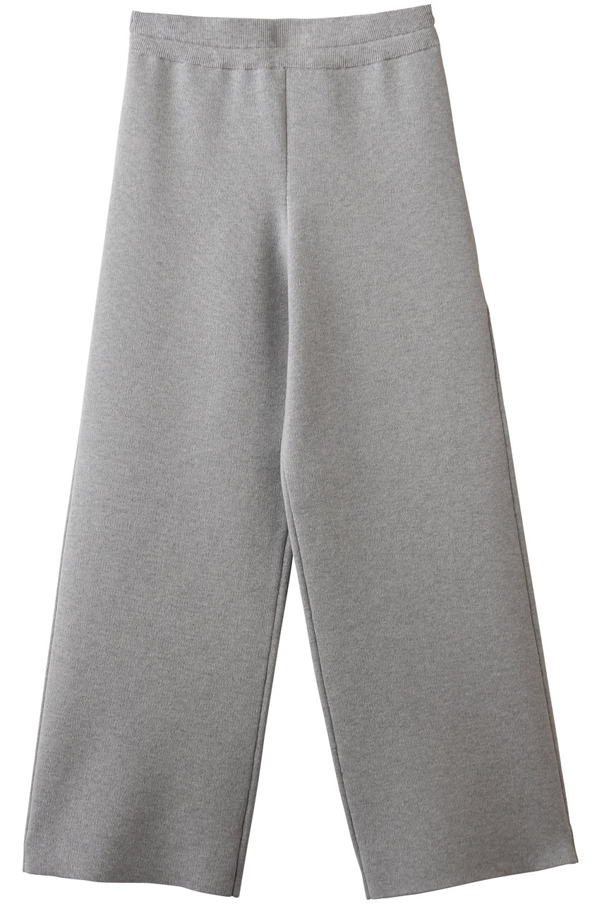 1er Arrondissement ウールコットンスムースニットパンツ (ライトグレー, 36) プルミエ アロンディスモン ELLE SHOP 1er Arrondissement ウールコットンスムースニットパンツ (ライトグレー, 36) プルミエ アロンディスモン ELLE SHOP