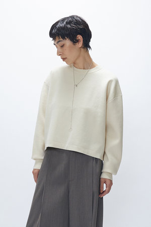 1erプルミエアロンディスモン シアーティアードニットプルオーバー 1er