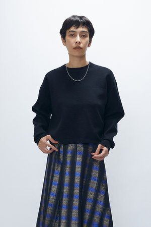 プルミエ アロンディスモン/1er Arrondissementのボックスショートニットプルオーバー(110300/110301)