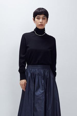 プルミエアロンディスモン 23AW ウールカシミヤスリットボトルネック