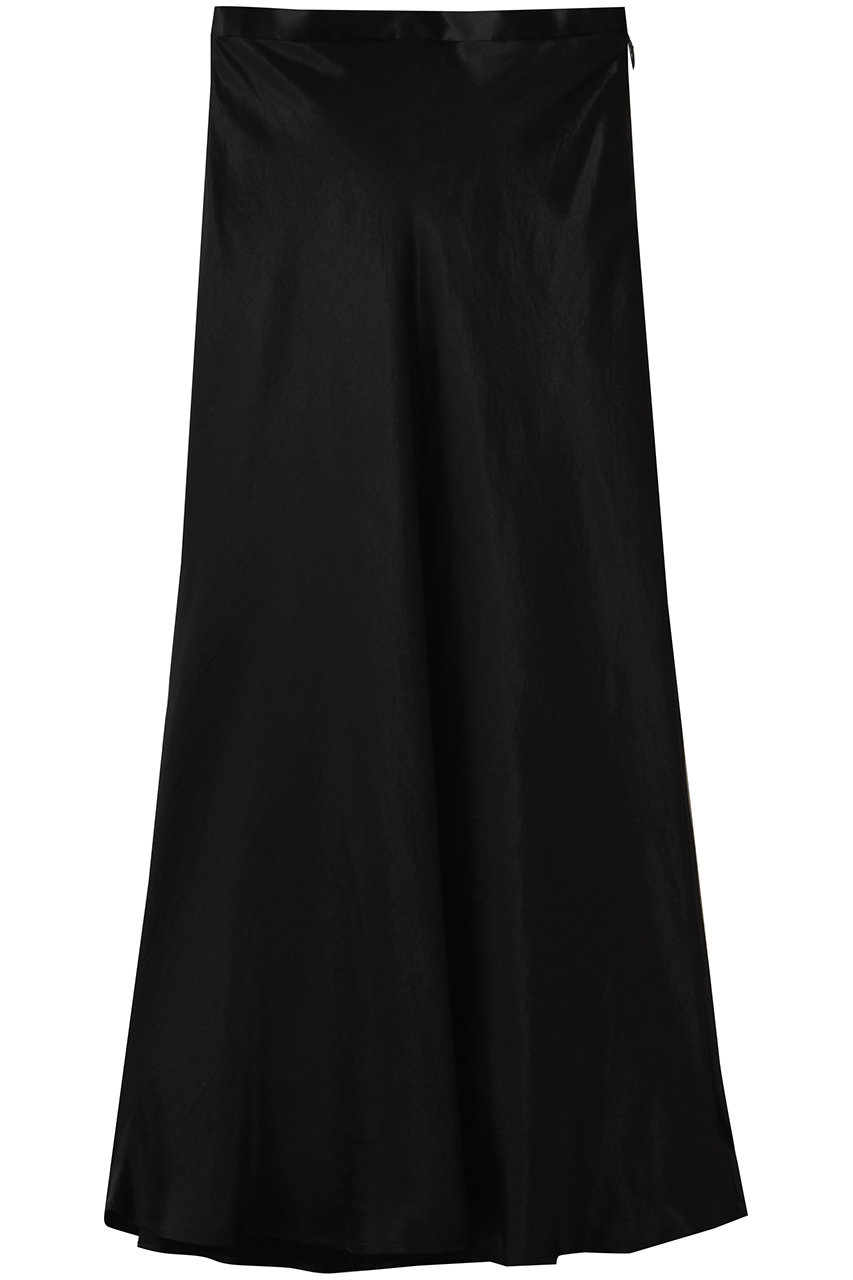 プルミエ アロンディスモン/1er Arrondissementのヴィンテージサテンスカート(ブラック/B1054AFS066)