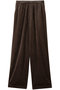ベロアワイドパンツ プルミエ アロンディスモン/1er Arrondissement モカ