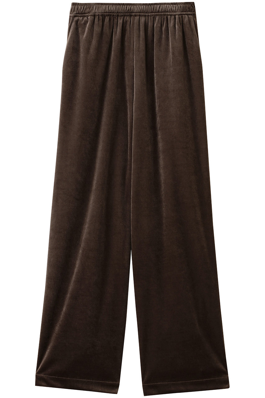 プルミエ アロンディスモン/1er Arrondissementのベロアワイドパンツ(モカ/B1054AFP064)