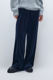 ベロアワイドパンツ