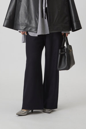 プルミエ アロンディスモン/1er Arrondissementのウールスムースイージーパンツ(110600/110601)