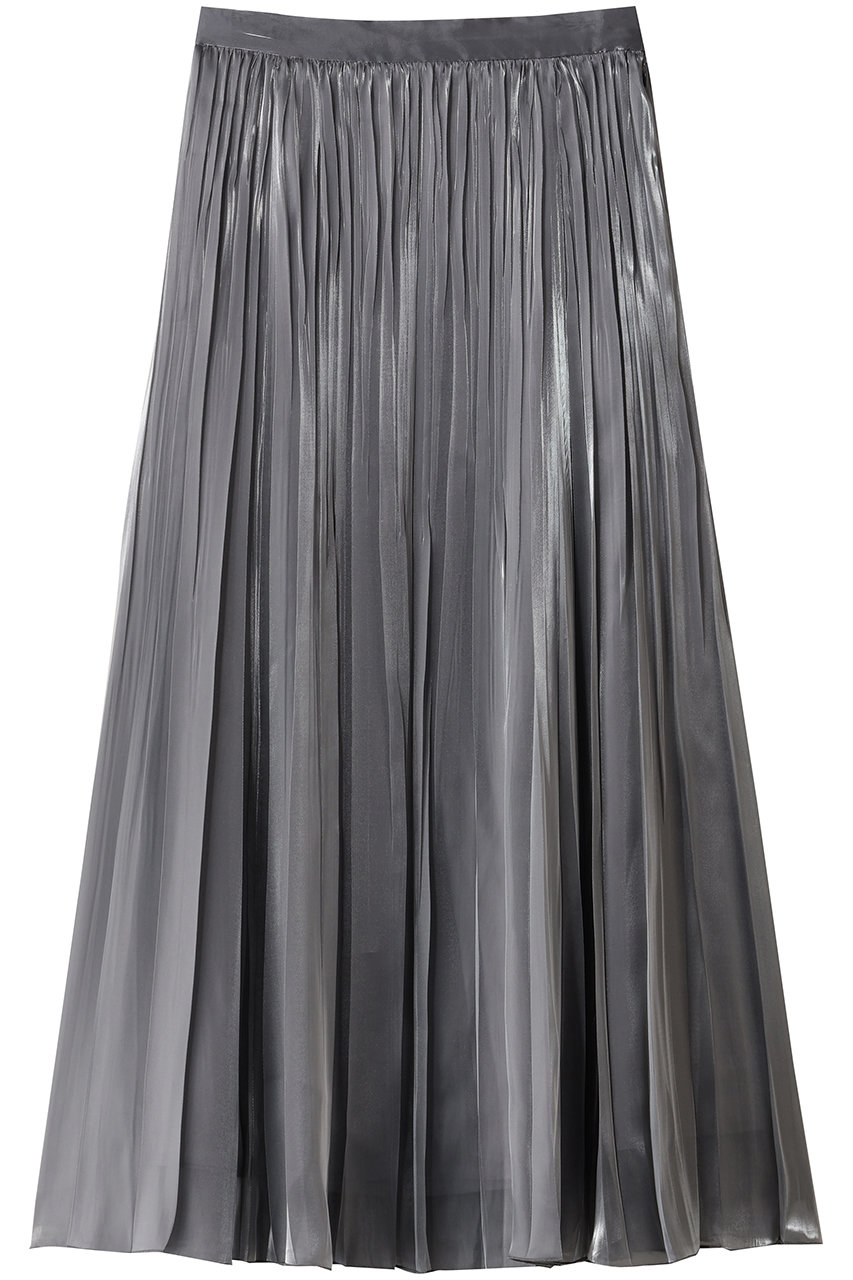 1er Arrondissement ブライトシャンブレープリーツスカート (シルバー, 36) プルミエ アロンディスモン ELLE SHOP 1er Arrondissement ブライトシャンブレープリーツスカート (シルバー, 36) プルミエ アロンディスモン ELLE SHOP