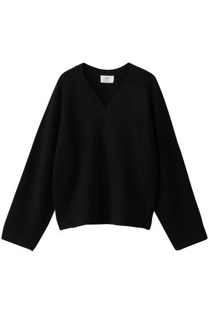 プルミエ アロンディスモン/1er Arrondissementのウールナイロン畦Vネックプルオーバー(110300/110301)