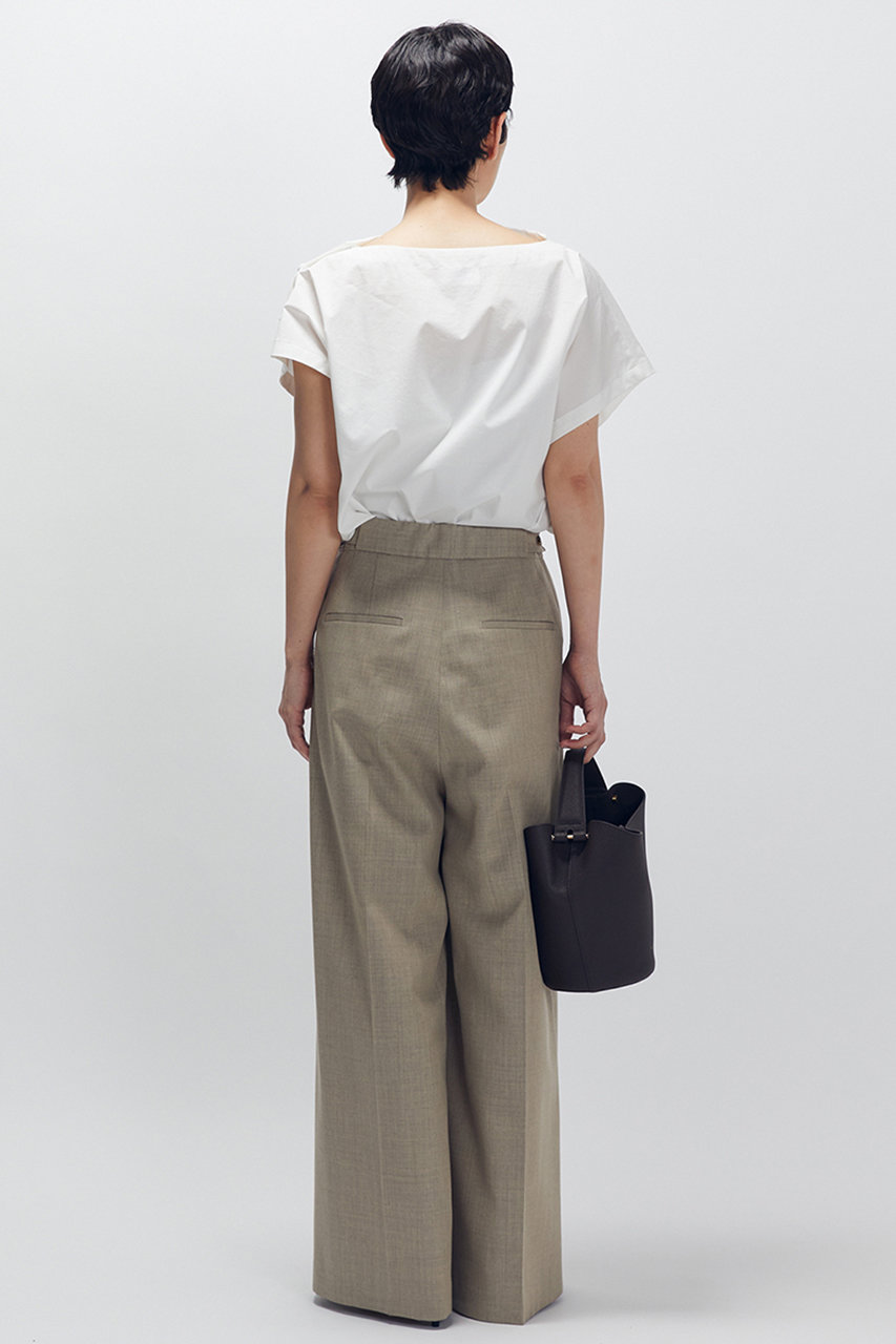 2023.美品.定価2.4万☆プルミエアロンディスモン 洗える タフタブラウス 2023.美品.定価2.4万☆プルミエアロンディスモン 洗える タフタ