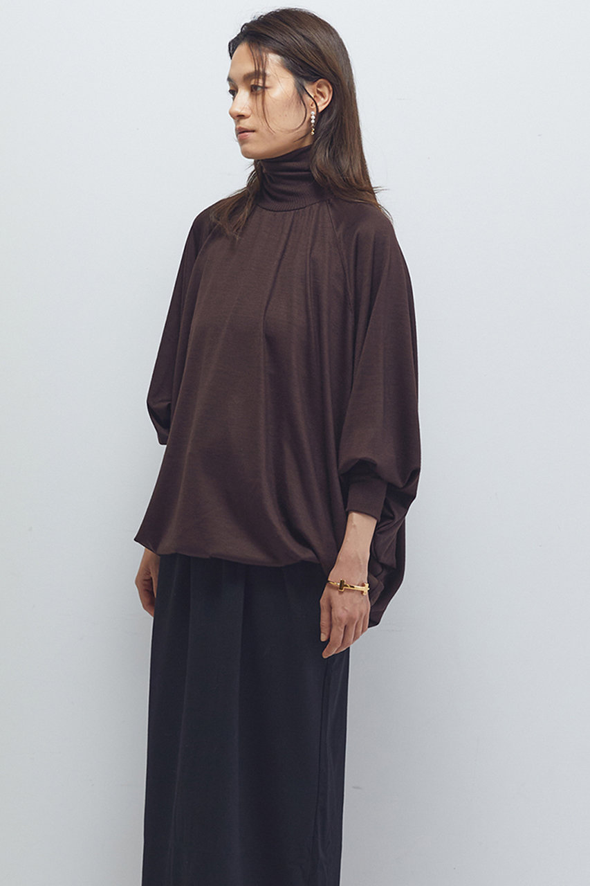 1er Arrondissement 【COGTHEBIGSMOKE】"MATILDAPOLLO NECK"トップス (ブラウン, 1) プルミエ アロンディスモン ELLE SHOP 1er Arrondissement 【COGTHEBIGSMOKE】"MATILDAPOLLO NECK"トップス (ブラウン, 1) プルミエ アロンディスモン ELLE SHOP
