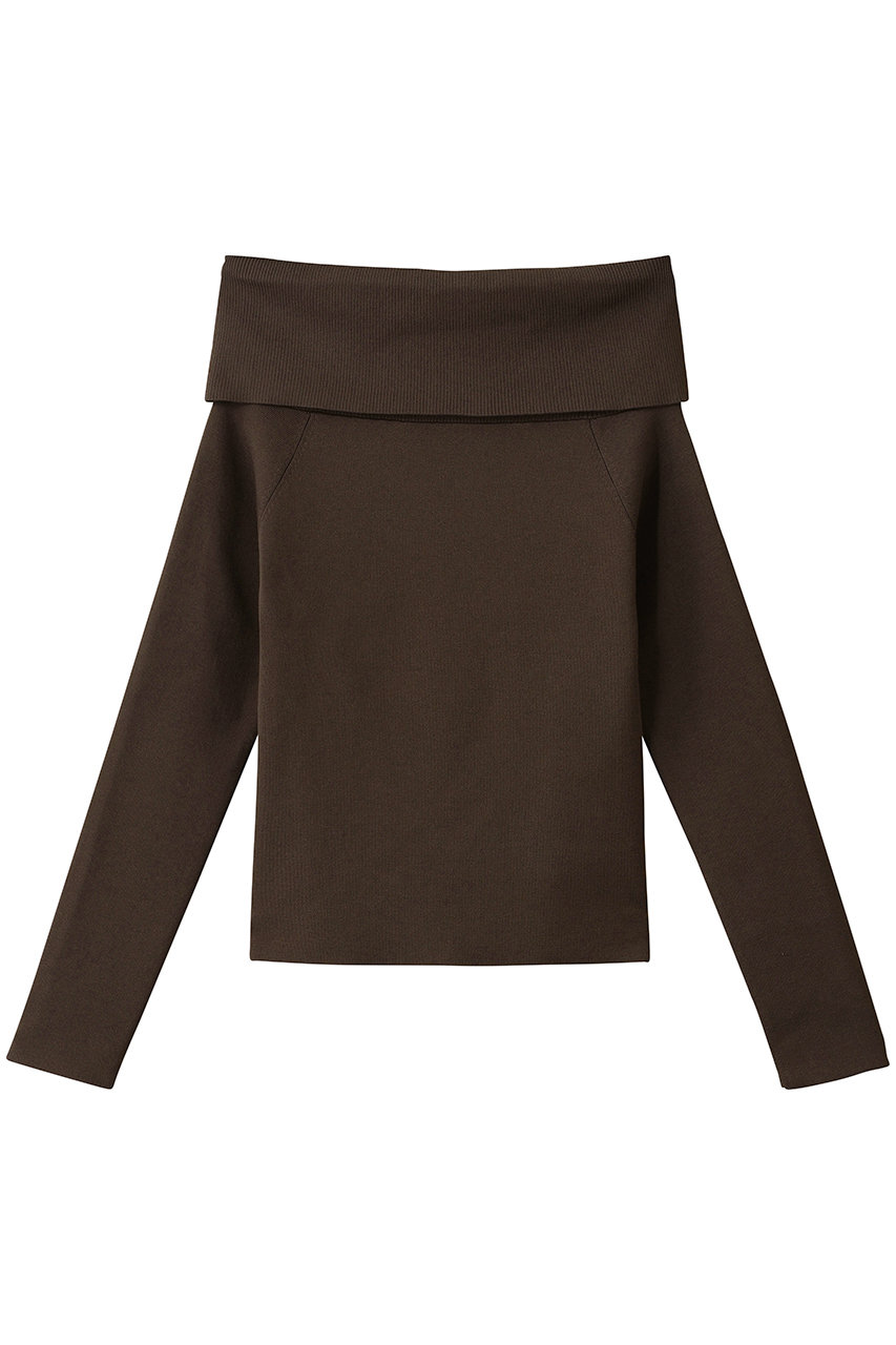 プルミエ アロンディスモン/1er Arrondissementのオフショルダープルオーバー(モカ/B1054AKW431)