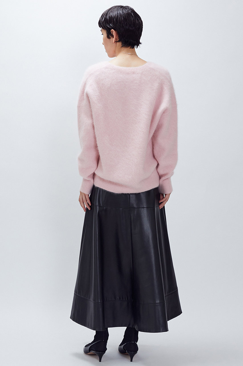 H286*プルミエアロンディスモン☆マキシ☆ロング☆スカート☆黒ブラック☆38. 1er Arrondissement（プルミエアロンディスモン）の「圧縮ウールフレア