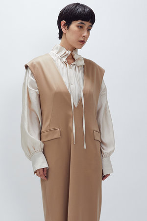 プルミエ アロンディスモン/1er Arrondissementのニュアンスブラウス(110400/110403)