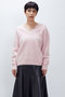 FOXカシミアVネックプルオーバー プルミエ アロンディスモン/1er Arrondissement ピンク