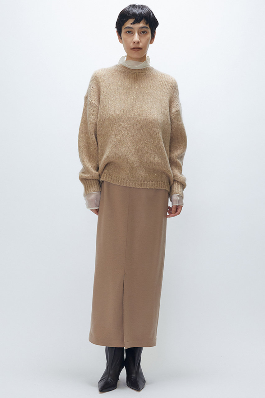 美品1er Arrondissementチャイニーズラクーンヘアリーワイドニット 美品1er Arrondissementチャイニーズラクーンヘアリーワイドニット