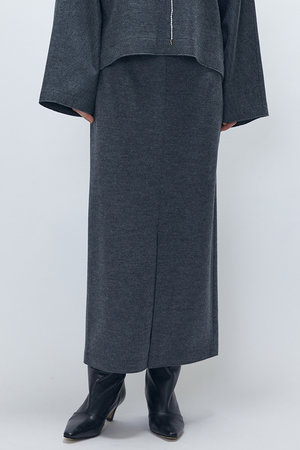 プルミエ アロンディスモン/1er Arrondissementのウールスムースタイトスカート(110700/110703)