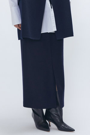 プルミエ アロンディスモン/1er Arrondissementのウールスムースタイトスカート(110700/110703)