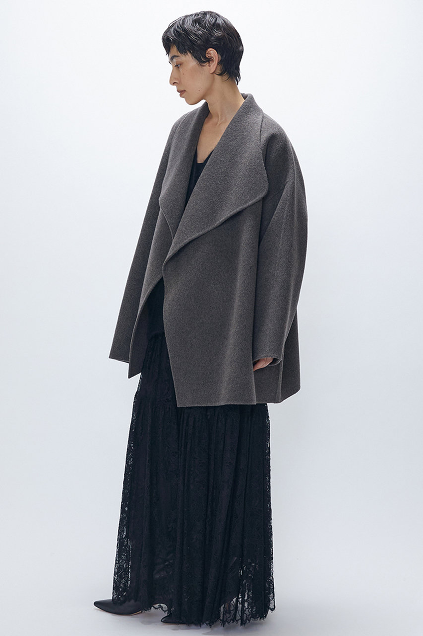 美品✨️23AW　プルミエアロンディスモン　ウールダブルビーバー　ミドル丈　コート 1er Arrondissement(プルミエ アロンディスモン)｜TOPダブルビーバー