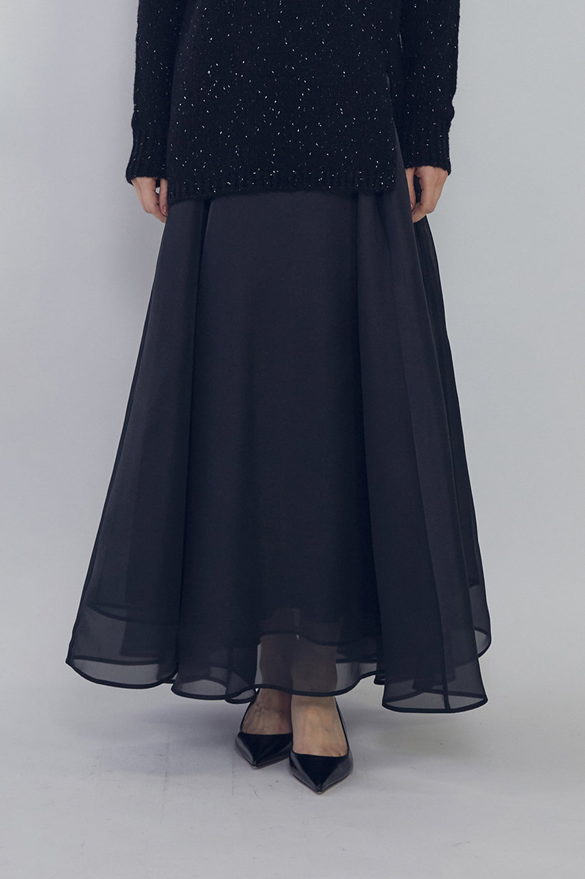 プルミエアロンディスモン　スカート ブラック 36 フェイクレザースカート】｜1er Arrondissement（プルミエ アロン