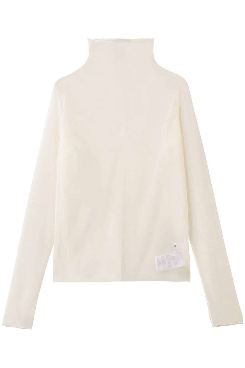プルミエ アロンディスモン/1er Arrondissementのシアーハイネックカットソー(オフホワイト/B1061AUB201)